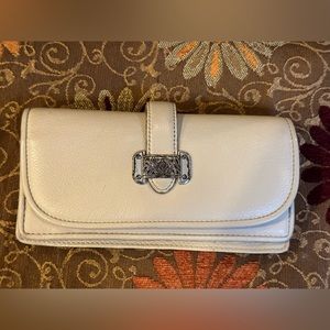 Crèam leather large Brighton wallet